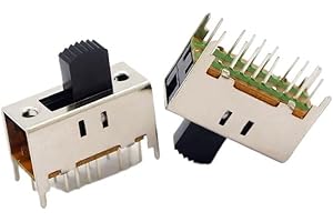 ZPFWDGBRH 10PC SS-42H08 Two-Speed Toggle Switch 16-pin Double-Row Vertical Two-Speed Handle Height 5mm