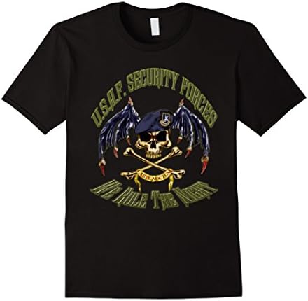 Mens USAF Security Forces - Carpe Noctum Tshirt XL Black