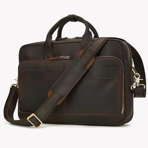UPRESYE Leather Briefcase