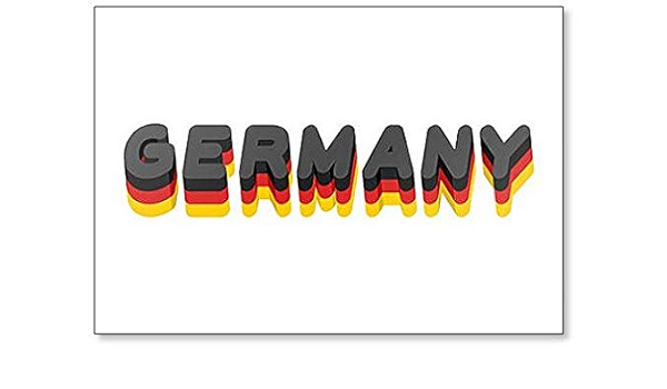 Letras alemanas. Imán para nevera, diseño de la bandera ...