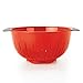 OXO Good Grips 3-Piece Bowl and Colander Set, Red