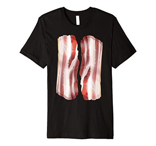 Real Bacon Halloween Costume T-shirt Realistic Looking Bacon