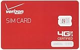 Verizon Wireless 4G LTE Nano SIM Card 4FF, Non-NFC, Only Compatible With iPhone (No Android)