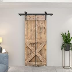 30 in. x 84 in. Mini X Series Light Brown Stained