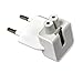 PRLANYDAR US to Europe Plug Converter Travel Charger Adapter for Apple MacBook/iPad/iPhone/iPod