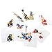 16 pcs Minifigures Building Sets Community People with Interchangeable Hats for Preschool-Sized Building Bricks 100% Compatible