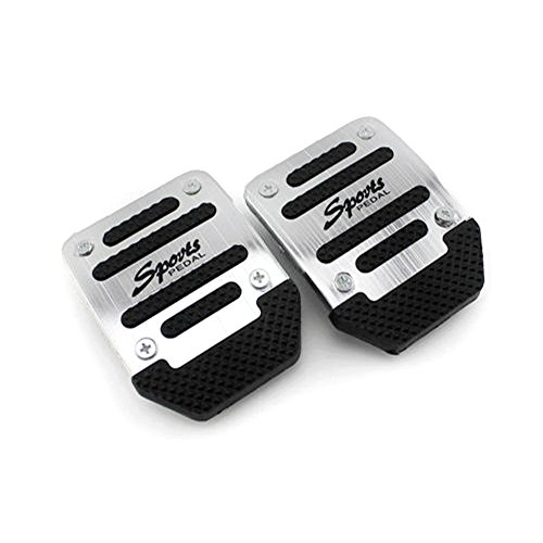 Super PDR 3pcs Manual Car Nonslip foot Pedals Sports Aluminium Alloy auto fuel Brake Accelerator Clutch Pedals Treadle cover pad - Thumbnail 2