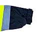 RK Class 3 Rainwear Reflective Hi-Viz Black Bottom Long Rain Coat RC-CLA3-LM22 (2XL, Lime)