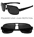 Joopin-Polarized Sunglasses Men Polaroid Driving Sun Glasses Mens Sunglass (Black Grey)