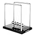 Newtons Cradle, 5 Pendulum Balls, Big Newtons Cradle Balance, Metal Balls For Office Toys, Physics Toys, Teacher Toys, Steel Ball Toy, Metal Ball Pendulum, Black Wooden