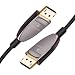 CableCreation DP Fiber Optic Cable 33ft, Displayport 1.4 Fiber Optic Cable, High Speed 32.4 Gbps Support 8K@60Hz 4K@120Hz, DP1.4 Fiber DP to DP Cable Gold Plated, 10M/ Black with Zinc Alloy Case