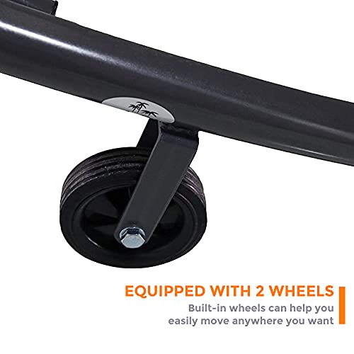 Abba Patio Chaise Lounge with Adjustable Canopy and Headrest Pillow for