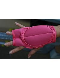Womens Rosa ponderada ejercicio guantes   1 libra cada perfecto para Cardio Kick Boxing MMA velocidad de aeróbic Tonificación y fuerza