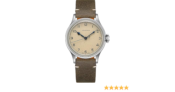 Amazon.com: Longines Heritage Military L2.819.4.93.2 : Clothing, Shoes \u0026  Jewelry
