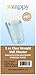 Zappy Elegant Disposable Plastic Straight Wall Shooter Glasses 3 Oz: Clear Pack of 50 Tumblers - Tasting Sample Dessert Shooters Champagne Wine Beer Shot Glass Parfait Souffle Jello Tumbler Party Cups