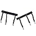 Mens Shirt Stays Garters Belt Holders with Non-slip Locking Clamps by Chorade