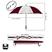 62 Inch Golf Umbrella (Red/White, 1-Pack) Sun Protection Umbrellas for Women Compact Umbrella for Travel Lightweight Umbrella Baseball Umbrella Paraguas Para Lluvia