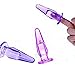 Sex Toy for Women Men Lover Couple Mini Masturbation anal beads Massage Stick Supplies female G-spot Finger Massager Thumb Style Fun Vibrating (Purple)