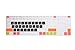 Leze - Ultra Thin Silicone Keyboard Cover Skin Protector for 15.6 Inch HP ENVY X360 m6-w,ENVY m7-n,m7-u,Pavilion 15-ab 15-ac 15-af 15-as 15-au 15-ay 15-ak 15t-ae 15-ba 15-bc Semi - White Black