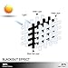 BALICHUN 2 Panels 99% Blackout Curtains Thermal Insulated Windows Curtains with Grommets Darken Drapes for Bedroom/Living Room (Black W52 x L63)