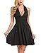 SE MIU Women Sexy V Neck Halter Sleeveless Party Cocktail Mini Casual Short Dress