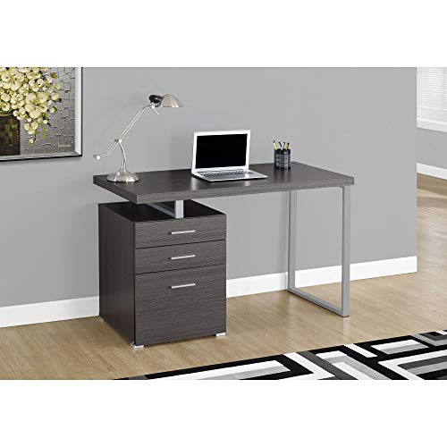 Monarch Left Or Right Facing Computer Desk, 48", Grey