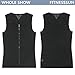 FitnessSun Mens Tights Undershirt Compression Base Layer Abs Abdomen Slim White,L