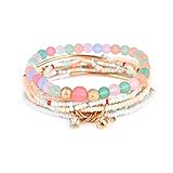 Teniu Vitality Bohemian Bracelet Imitation Pearls Charm Bracelet Beaded Bracelets Fashion Jewelry Bracelets For Girls Women