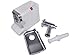 TMS Electric 2.6 HP 2000 Watt Industrial Meat Grinder Butcher Shop 3 Cutting Blades (White)