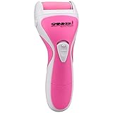 Sminiker Waterproof Electric Callus Remover Rechargeable Pedicure Tools with Extra Callus Shaver Grinding Head to Remove Dead Hard Cracked Skin and Reduce Calluses (Pink)
