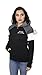Harley-Davidson Womens Nomadic Roots Raglan Fleece Full Zip Black Hoodie