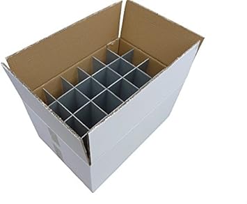 Copa de vino caja de almacenaje | Con orificio en forma de vasos | Resistente - caja