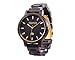 TEMPUS Classico - Black Sandalwood Men's Wood Watch Wooden Dress Watch Wristwatch - TWW-02 - Gift for Men