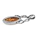 Ian and Valeri Co. Amber Sterling Silver Celtic Pendant Necklace 18 Inches