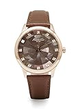 Kenneth Cole New York Women's KC2874 Transparency Analog Display Japanese Quartz Brown Watch