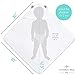 Hooded Baby Towel by Humble Bee Baby | Extra Soft, Hypoallergenic and Highly Absorbent Natural Bamboo Baby Towel (White) | Large 30 x 30 | Sized for Infants and Toddlers | Gray Bear Ears