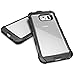Samsung Galaxy S6 Edge Case - Poetic [Affinity Series] - [TPU Grip Bumper] [Corner Protection] Protective Case for Samsung Galaxy S6 Edge (2015) Frost Clear/Black (3-Year Manufacturer Warranty From Poetic)