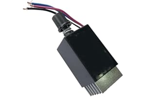 12V 24V DC Motor Speed Control Switch for Knob for Car or Truck Fan Heater, Stepless Regulation and Plastic Metal Build for O