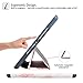 Lontect Compatible iPad 9.7 2018 Case with Apple Pencil Holder Slim Lightweight Trifold Stand Folio Smart Auto Wake/Sleep Soft TPU Cover for Apple iPad 2018 9.7 Inch 6th Generation, Floral Pineapple