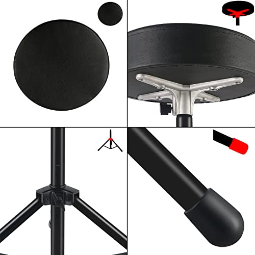 EASTROCK Drum Throne Universal Adjustable Height Drum Stools, Padded