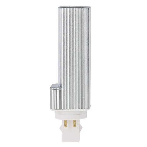 HERO-LED G24-40S-4P-DW Rotatable PL-C Lamp G24Q 4-Pin LED CFL/Compact Fluorescent Lamp, 8W, 18W Equal, Daylight White 5000K, 4-Pack (Remove/bypass the Ballast)