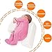 White Newborns Baby Side Sleep Pillow - Maveek Scientific Orthopedic Design Anti-Polarity Head Pillow, Toddlers Safer Sleep Nursing Pillow