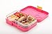 WonderEsque Bento Lunch Box - LeakProof Lunch Container - For Kids and Adults (PINK)