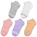 Women’s Ankle Athletic Short Socks Performance Comfort Fit Low Cut Casual Cotton Socks 5 Pairs