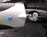 De-Icer Lock & Led Torch On Keyring For Van/Car Door Padlock Defroster/ Deicer