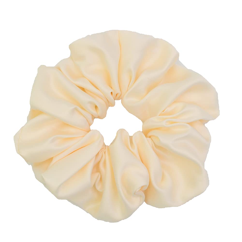 Simnice Oversized Blush Theme Large Hair Scrunchies Satin Elastics Scrunchy Bobbles Soft Hair Bands Hair Ties Hair Accessories Scrunchies for Girls Women，6 Colors : Beauty