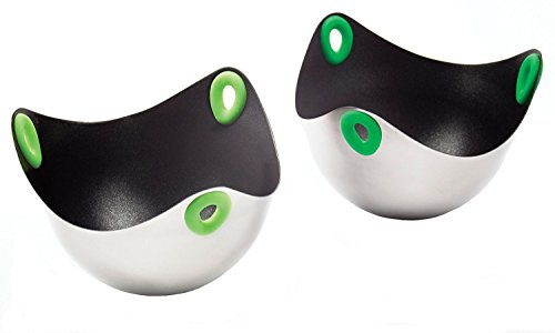 Poachpod Egg Poacher Lifter wITH Stainless Steel Non-Stick Egg Poaching Cup, Stainless, 2 pack Combo - Thumbnail 4