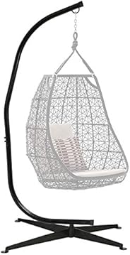 Hammock Chair Stands Hanging Hammock Stands,C Stand Outdoor Solid Steel Heavy Duty Stand Only Construction for