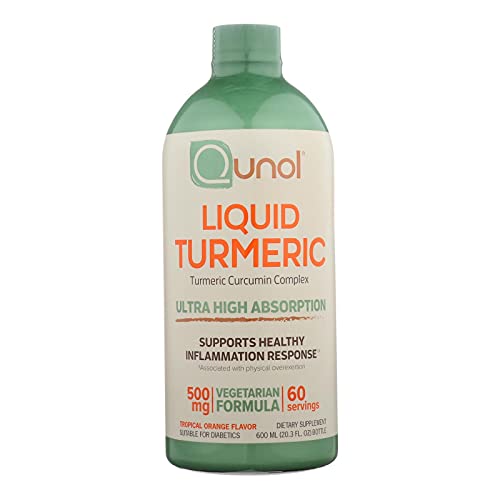 Qunol Liquid Turmeric Curcumin 500mg, Vegetarian Formula, UltraHigh