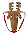 Helury Christmas Gag Gift Sexy Reindeer Men G-Strings Thong Underwear T-back